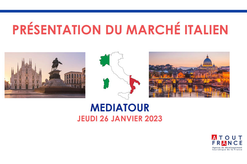 Présentation du marché italien - Mediatour 26/01/2023