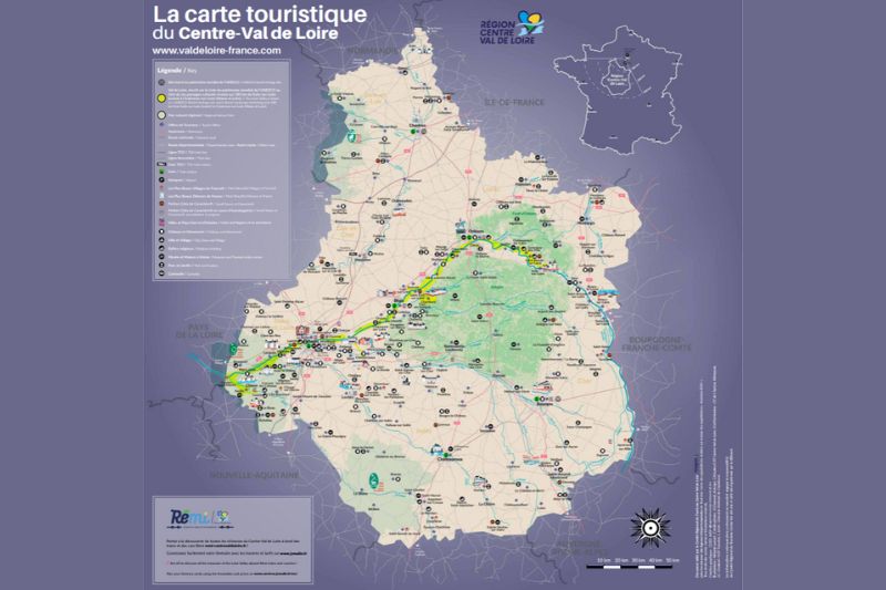 carte touristique 2023