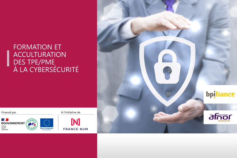 Visuel Formation et acculturation des TPE / PME à la cybersécurité