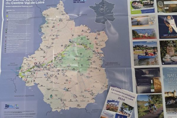 Carte touristique visuel