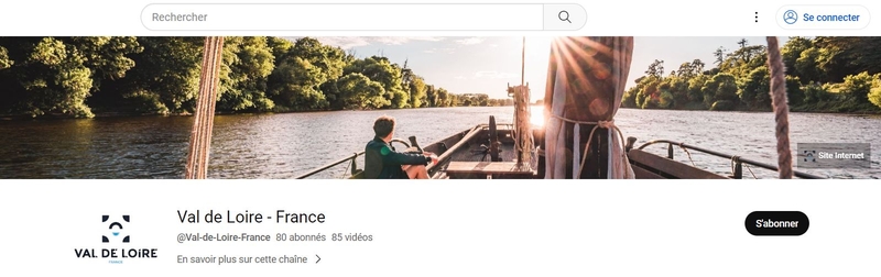 Chaîne YouTube Val de Loire-France