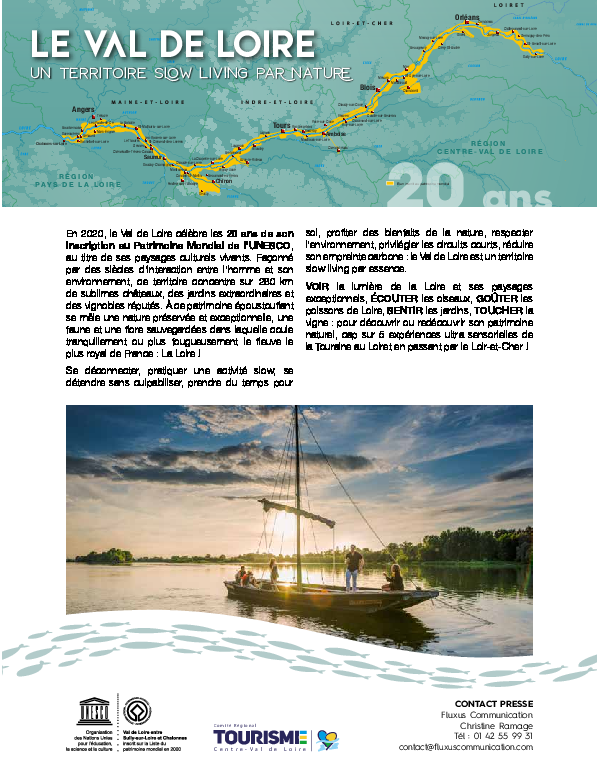 Le Val de Loire - un territoire slow living par nature