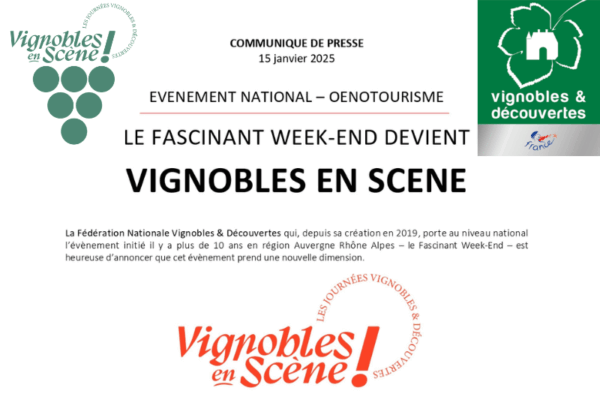 Communiqué de presse national - Vignobles en Scène