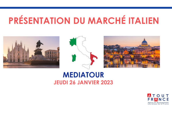 Présensation du marché italien - Mediatour - 26/01/2023