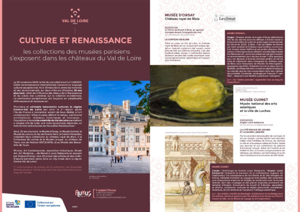 Communiqué de presse Culture