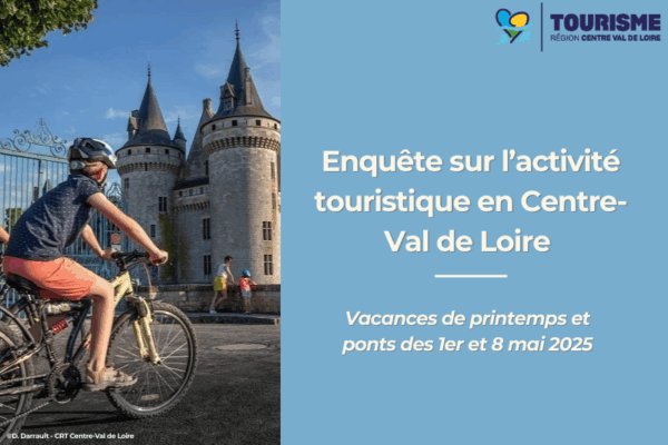 Enquête sur l’activité touristique en Centre-Val de Loire – Vacances de printemps et ponts des 1er et 8 mai 2025